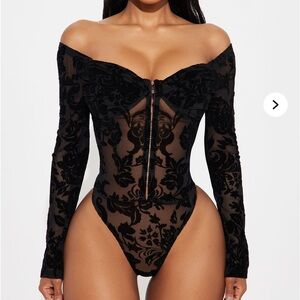 NWT bodysuit with hooks size M